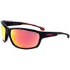 Carrera Carduc 002/s, Occhiali da Sole Unisex-Adulto, OIT/UZ Black Red, L