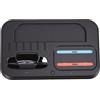 Generic Stazione Organizer per Dock di Ricarica per Controller 2 Pro con Luci RGB 6 Slot per Schede di Gioco Indicatori LED Ricarica Rapida Magnetica per 2 ABS 28x17x1,7 Cm