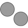 Generic Filtro Antipolvere per PS5 Pro Console di Gioco, Copertura a Rete della Ventola di Raffreddamento Interna per Console Ottiche e Digitali per Evitare l'ingresso di Polvere e Peli (2*Circolo)