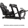 Next Level Racing GT Lite Wheel Plate Edition - Cockpit-Rahmen f?r Rennsimulator - Aluminium, Kohlenstoffstahl (NLR-E032)