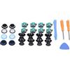 Cosiki Kit Joystick Analogico, Parti di Ricambio, Copertura Protettiva con Impugnatura per Pollice in Silicone con Design Compatibile, Ideale per Controller One S 4 (QM21071011 (tinta unita))