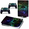 PDURMBUAB Nessuna Schiuma Nessuna Bolla Per PS5 Skin Disc Edition & Digital Console E Controller Vinyl Cover Skins Wraps Resistente Ai Graffi, Compatibile 63217(Digital Edition)