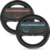 YK YOUNIK Younik Switch Volante per NS Switch 2 controller J-con, interruttore 2 ruote da corsa per Mario Kart 8 Deluxe, accessori per giochi di corse Switch, confezione da 2