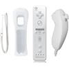 SATKIT Telecomando con MotionPlus Integrato e Nunchuck Compatibile con Console di Gioco Colore Bianco Pack 2 Pezzi