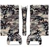 LNMLRBXEXZ Compatibile Con Adesivi Skin Per PS5 Slim Skin Disc Edition & Per Digital Console Controller Vinyl Cover Skins Wraps Scratch Resistant Compatible 99112 Avvolgimento(Digital Edition)