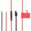 Cryfokt Cavo di Alimentazione per Radio Mobile, Metallo ABS Resistente per CM200 CM300 PM400, Rosso, Facile da Installare per gli Appassionati di Auto