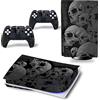 PDURMBUAB Nessuna Schiuma Nessuna Bolla Pelle Decalcomanie Anime Console Per PS5 Disk Edition 2 Controller Pellicola Vinile Avvolge, Durevole, Resistente Graffi 41010