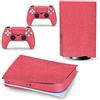 PDURMBUAB Nessuna Schiuma Nessuna Bolla Pelle Decalcomanie Anime Console Per PS5 Disk Edition 2 Controller Pellicola Vinile Avvolge, Durevole, Resistente Graffi 07324