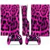 YLMKMVLCZC Pelle Decalcomania Per PS5 Slim Skin Disc Edition Console E Controller Vinyl Cover Skins Wraps Resistente Ai Graffi Compatibile No Shrinkage Forte Adesione 47639 Avvolgimento Della Pelle