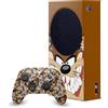 Head Case Designs Licenza Ufficiale Looney Tunes Tasmanian Devil Grafica E Personaggi Pacchetto Console Da Gioco Wrap E Pelle Per Controller Compatibile con Xbox Series S Console & Controller Bundle