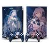 PDURMBUAB Nessuna Schiuma Nessuna Bolla Decal Skin Per PS 5 Disk Edition Console 2 Controller Vinile Cover Wraps Per PS5 Disc Version 47102
