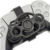 Zhixteu Ruote da Corsa per PS5 per PS5 Slim, Stampa 3D Mini Volante Controller di Gioco Accessori Ausiliari di Ricambio (Modello a doppio foro)