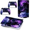 PDURMBUAB Nessuna Schiuma Nessuna Bolla Pelle Decalcomanie Anime Console Per PS5 Disk Edition 2 Controller Pellicola Vinile Avvolge, Durevole, Resistente Graffi 09578