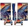 YLMKMVLCZC Pelle Decalcomania Per PS5 Slim Skin Disc Edition Console E Controller Vinyl Cover Skins Wraps Resistente Ai Graffi Compatibile No Shrinkage Forte Adesione 45177 Avvolgimento Della Pelle
