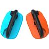 Generico 2PC Mouse controller di gioco Mini Topi ergonomici portatili Maniglia staffa controller sinistra+destra Custodia Per Switch 2 Per gli accessori di gioco J-Con (Arancione-blu)