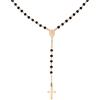 inSCINTILLE I Rosari Collana Uomo Donna Rosario in Argento 925 e Perline Colorate in Cristallo Vari Colori, Unisex Adulto Bambini con Croce Pendente e Confezione Regalo Inclusa nel Prezzo