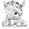 SEVENWELL Ciondolo a forma di ape, farfalla, insetto, tartaruga, conchiglia, stella marina, oceano, compatibile con Pandora, 0.45 mm, Argento