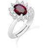 Amen Anello (P) Lady, Anel Silver Tam. 2 (14/16), Prata 925 (3,61 GR), Lady 1,5 cm ANLDGBBR2 Marca