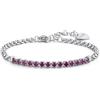 S'Agapõ Bracciale Donna in Acciaio e Zirconi | Collezione Dazzly - SDZ84