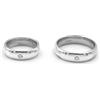 Cavaliere Gioielli Fedi Nuziali Fedine Fidanzamento Argento 925 con Diamante Naturale Matrimonio Promessa Coppia Pietra Anelli uomo donna personalizzabili INCISIONE OMAGGIO