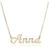 Sakrami Collana con Nome Personalizzabile in Oro 9KT Kids Collection + Confezione Regalo Personalizzata - Collana per Nascita Comunione o Battesimo