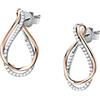 BLUESPIRIT ROSALINE Orecchini Donna in Argento 925 e Rosè, zirconi - P.17K101000400