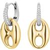 Rosefield Coffee Bean Collection Donna 14K Placcato Oro Orecchini Coffee Bean Cristallo Duotone JECCD-J1049