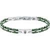Maserati Bracciale Uomo in Acciaio, Ceramica, Collezione CERAMIC, Tridente, Idee Regalo Uomo - JM425ATZ66