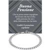 Bramart Bracciale Cubano Uomo Pensionato con Acciaio Inox Lucidato di Altissima qualità Idea Regalo per lui Regali Pensione Compleanno o Natale - Cofanetto con DEDICA incluso