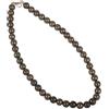 SHNAYA JEWELS Collana girocollo in pirite naturale con perline rotonde, estensibile, 39,4 cm, per ragazze e donne, collana unisex, collana con perline per regalo, regalo di Natale, fascino, addio