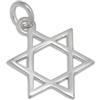 TheCharmWorks Ciondolo Charm con Stella di Davide in Argento Sterling