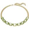 Swarovski Collana da donna Millenia Verde Placcato color oro 5671255
