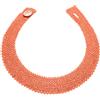 Antonino De Simone Collier tessito con Pallini in Corallo Rosa del Pacifico (Linea Living Coral). Chiusura con Bottone in Argento 925 (Argento Rosa 925)