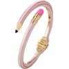 Generico Braccialetti colorati alla moda Braccialetti Braccialetti squisiti a forma di matita incrociata Braccialetti(Pink)