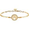 Brosway Bracciale Donna, Bracciale Rigido in Acciaio e Cristalli con Simbolo Ferro Di Cavallo | Collezione Chakra - BHK430