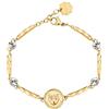 Brosway Bracciale Donna, Bracciale Rigido in Acciaio e Cristalli con Simbolo Gufo | Collezione Chakra - BHKB122