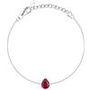 BLUESPIRIT Bracciale Donna in Argento 925 rodiato, Zirconi, Collezione Colorful - P.25U205003000