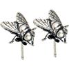 DEARMAMY Orecchini a Forma di Mosca alla Moda per Le Donne Orecchini Punk Leggeri