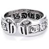Hmsanase Anello Anelli Gioielli Donna Uomo Anello Retrò Ammonition Per Gli Uomini Punk Gothic Rock Hiphop Anello Aperto Unisex