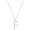 Rosato Collana Donna In Argento Sterling | Collezione Cubica Lettere - RZCU06