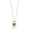 PERIMADE Collana con proiezione di immagini personalizzate, ciondolo con foto della fotocamera, in argento Sterling 925, testo personalizzato e amore in 100 lingue, collana con ciondolo per Natale