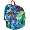 SJ GANG STYLE JAM GANG Zaino Scuola Advanced, Multicolore, Doppio Scomparto e Tasca per Borraccia, 29 L, Zaino Scuola Elementare, Zaino Bambino