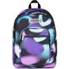 Seven Freethink Zaino Scuola Media Ragazza, Scuola Elementare, Doppio Scomparto, Tasca PC e Borraccia, nero viola