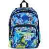 SJ GANG STYLE JAM GANG Zaino Scuola Doppio Scomparto, Sj Ever Cloudy Blue, Azzurro, 31 L, Con Tasca Porta Borraccia e Charm Staccabile, Elementari, Bambino