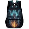WECECE Zaino Dragon Scuola Elementare Zaini Dragon Seconda Bimbo Zaino Prima Elementare Bambino Zainetto - Idea Regalo