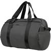 Tucano, Gommo Weekender, Borsone da Viaggio e Palestra in Materiale Gommato, Borsone o Zaino con Tracolla e Tasche Esterne, Borsa Uomo Donna 45x33x25 cm, Nero