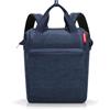 reisenthel Allrounder R Twist Navy - Zaino e borsa per il trasporto in un unico - Con linguetta per trolley da viaggio