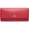 Furla Portafoglio Donna, Linea Camelia, Ruby/Corallo, 19,5 x 9,5 x 3,5 cm, 12 Scomparti Carte