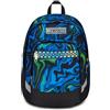 Seven Zaino Scuola Advanced Plus, Blu, Uneven Lines, Doppio Scomparto Con Cinghia, Tasca Frontale con Organizer, Tasca Laterale in Rete Porta Borraccia, Zaino Scuole Medie, Superiori, Bambino, Ragazzo