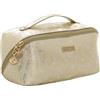Camomilla Milano Beauty Bag Donna, Similpelle, Collezione Shell Shine, Misura M, Colore Oro